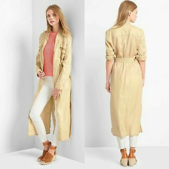 GAP Jackets & Blazers - Gap TENCEL wrap-jacket